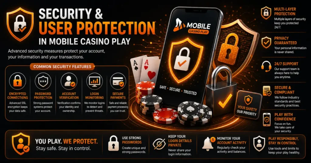 Security and User Protection in Mobile Casino Play