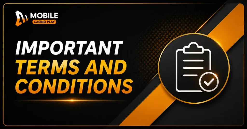 image of important terms and conditions