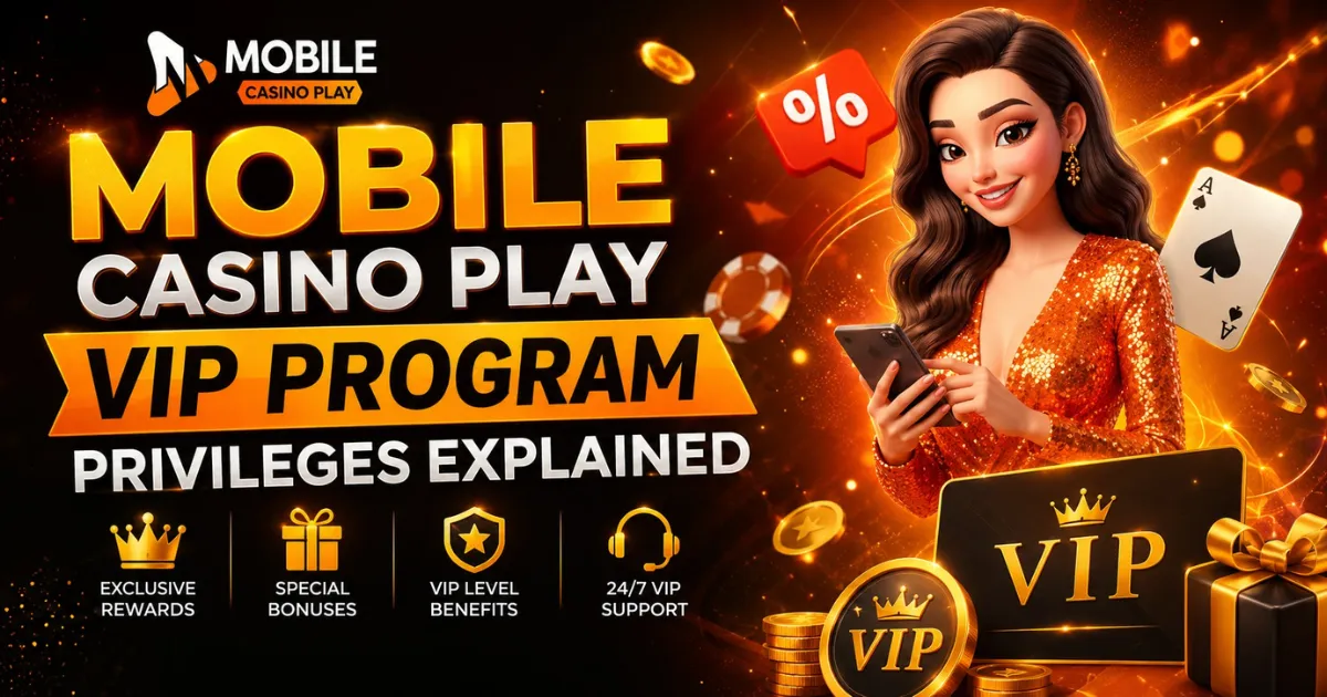 image of mobile casino play vip program privileges explained